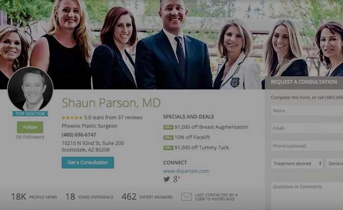 Social Media Lifts The Veil of Secrecy | Dr. Shaun Parson Plastic Surgery Scottsdale